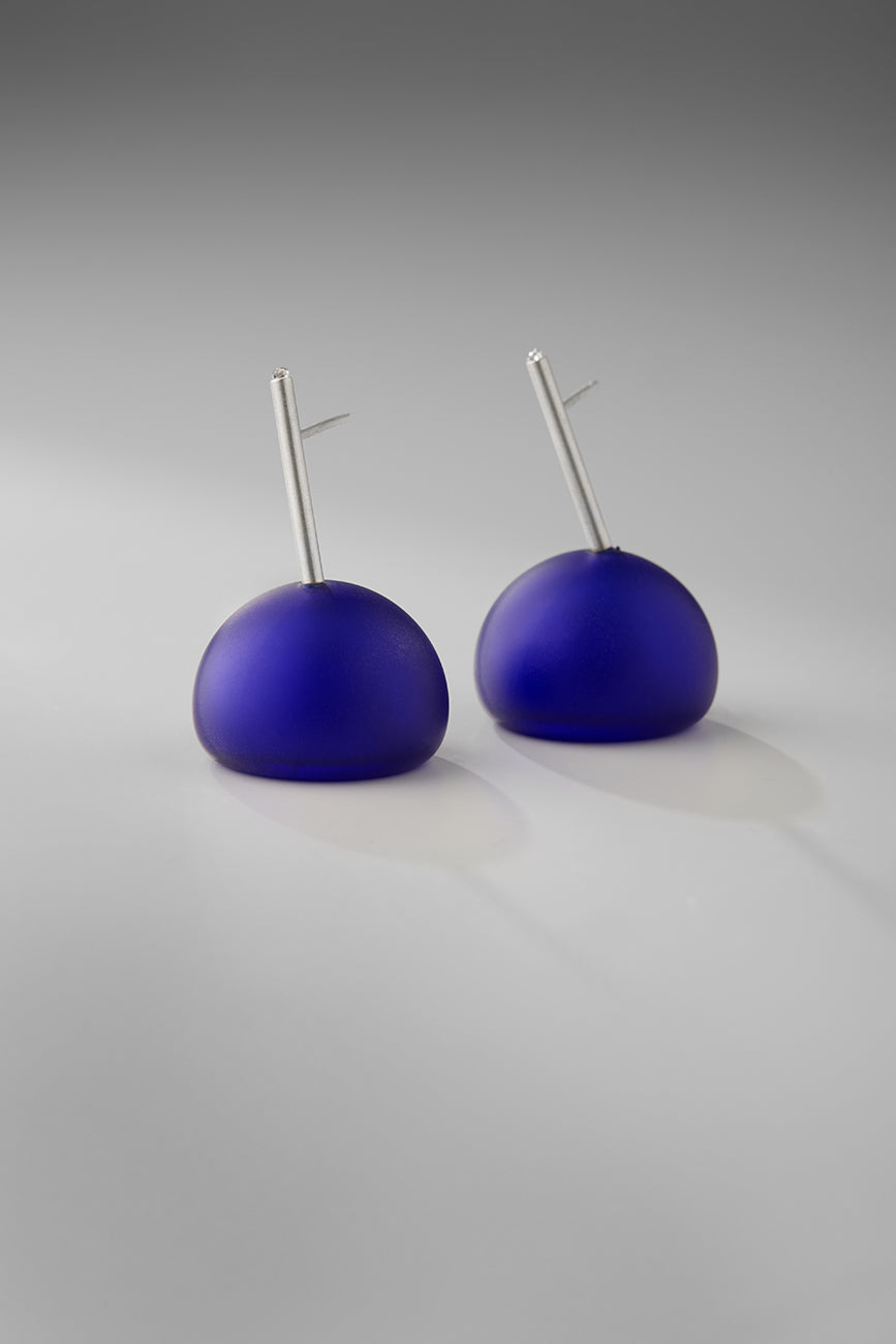 Agapurni NO.9 in Blue Opaque |Earrings|
