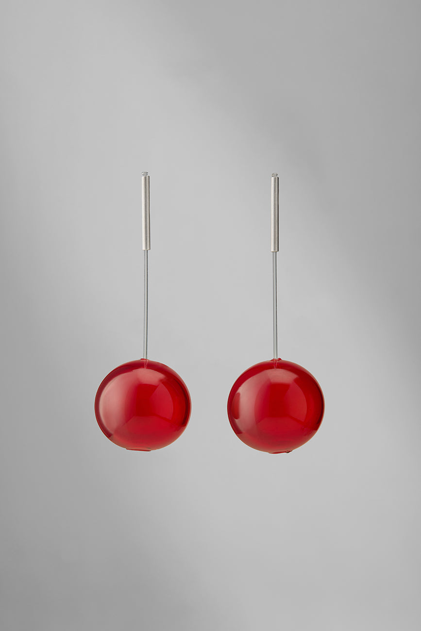 Agapurni NO.4 in Cereza Bright |Earrings|