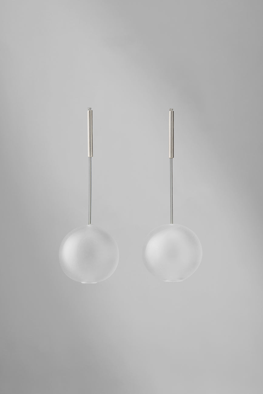 Agapurni NO.4 in Clear Opaque |Earrings|