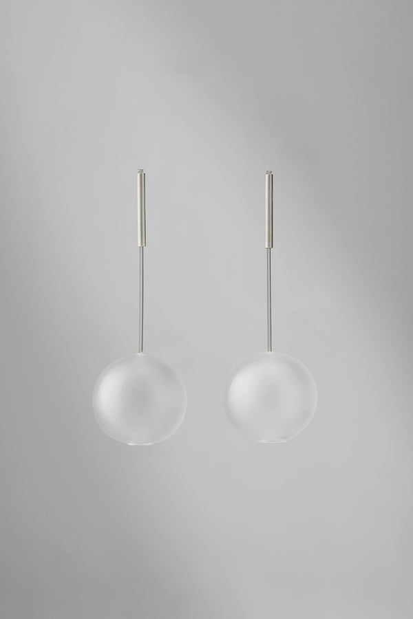 Agapurni NO.4 in Clear Opaque |Earrings|