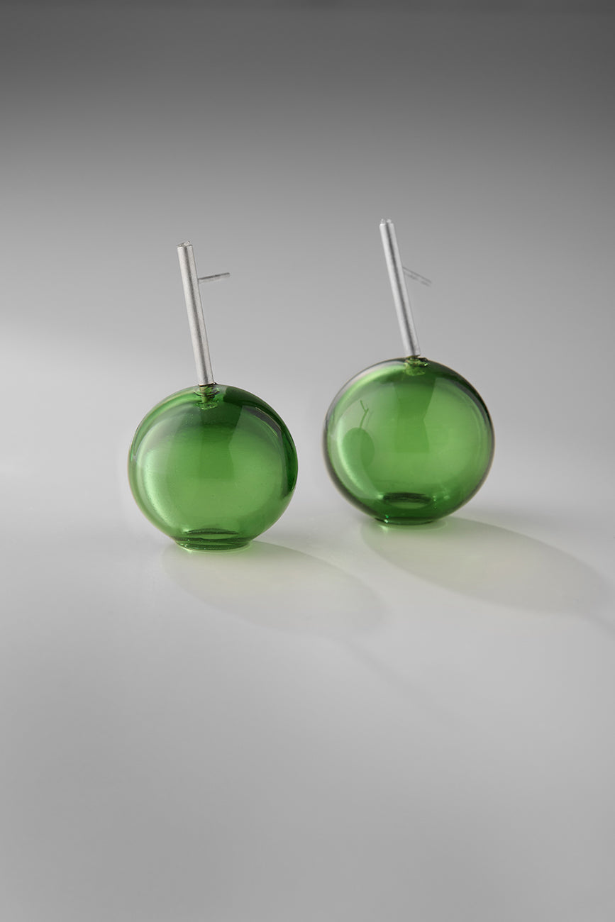 Agapurni NO.7 in Verderello Bright |Earrings|