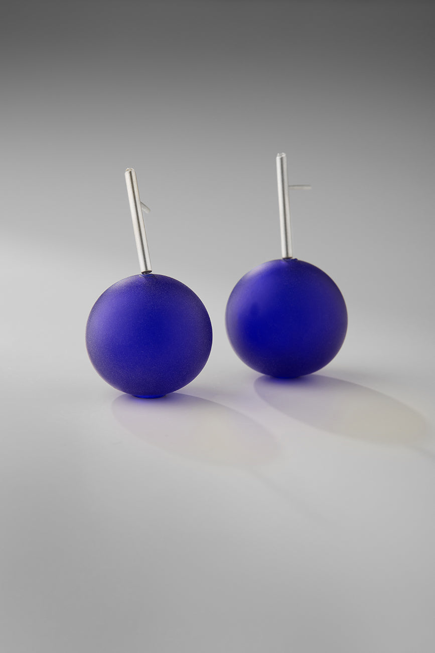 Agapurni NO.7 in Blue Opaque |Earrings|