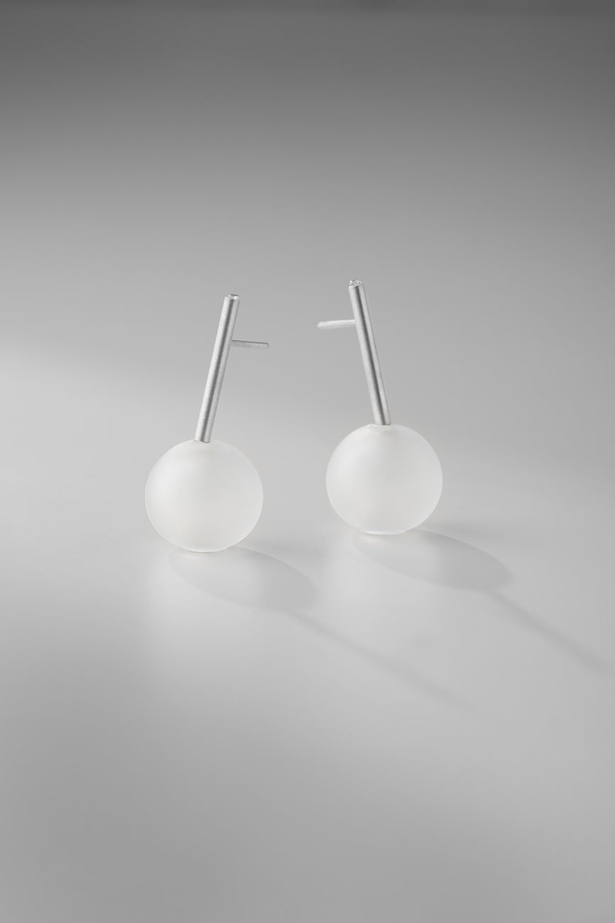 Agapurni NO.10 in Clear Opaque |Earrings|