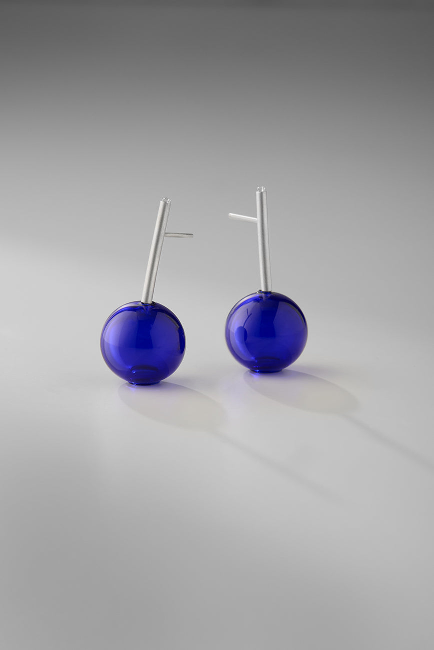Agapurni NO.10 in Blue Bright |Earrings|