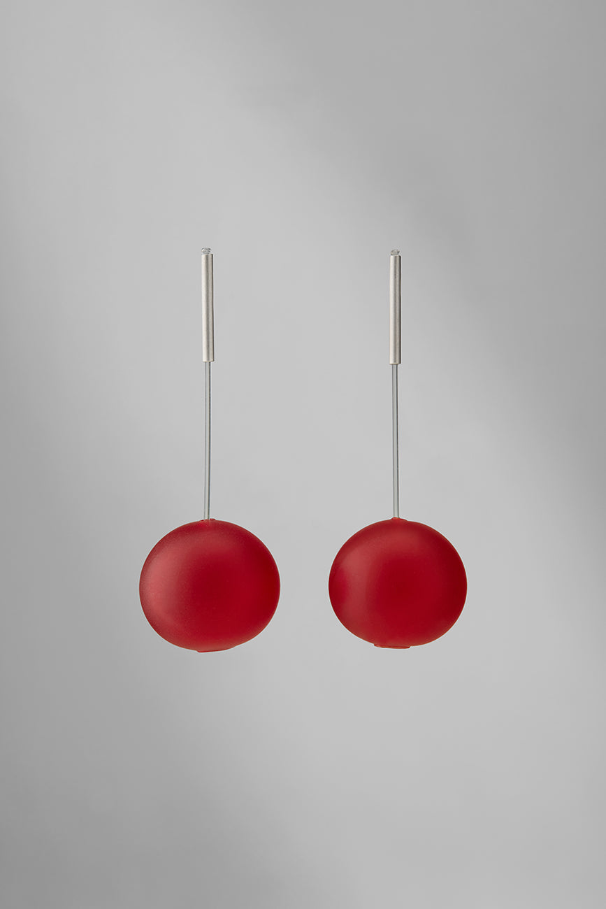 Agapurni NO.4 in Cereza Opaque |Earrings|