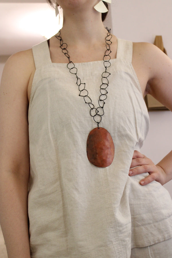 Silence Is So Accurate in Terracotta |Necklace|