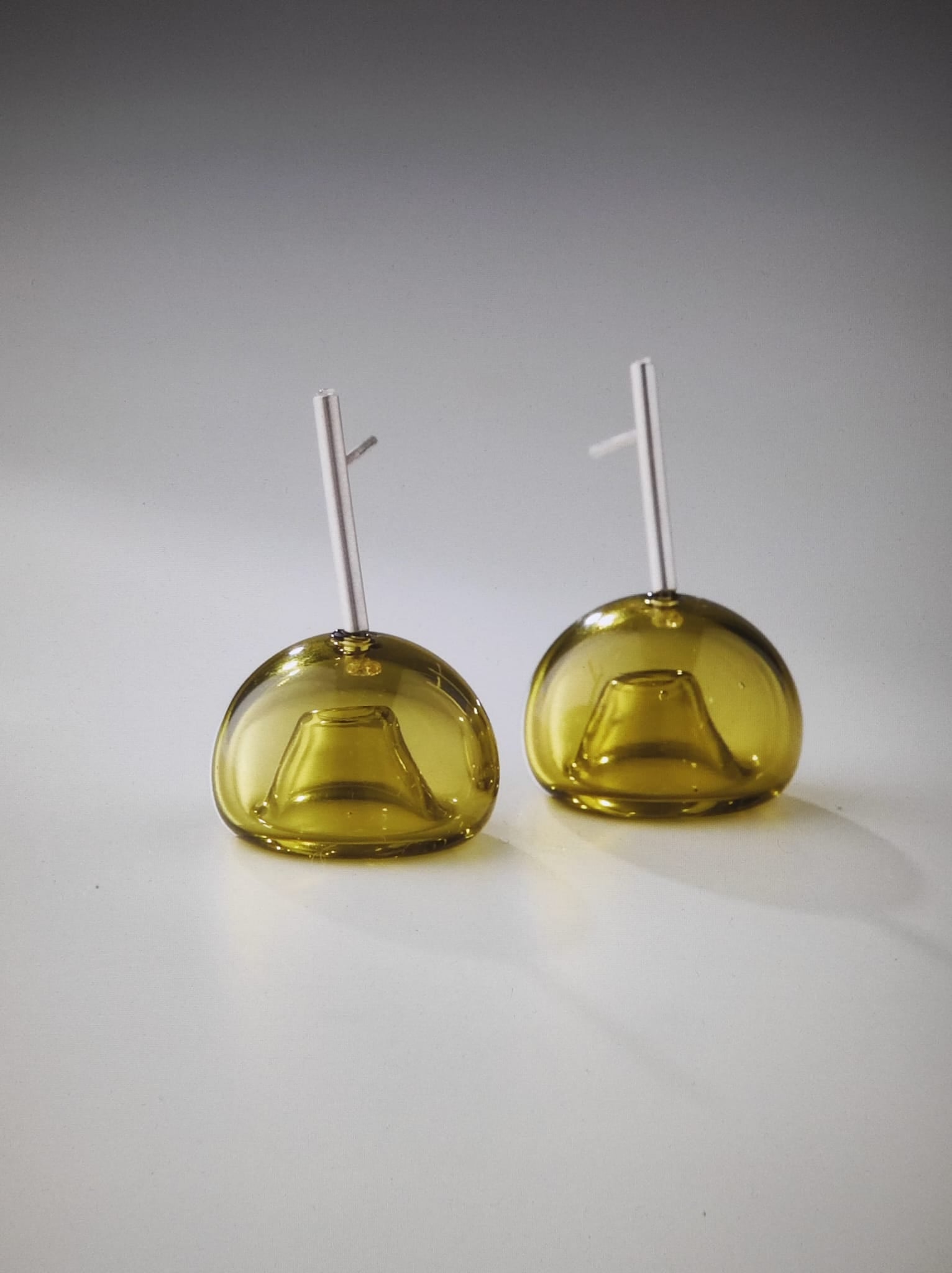 Agapurni NO.9 in Olivetta Verde Bright |Earrings|