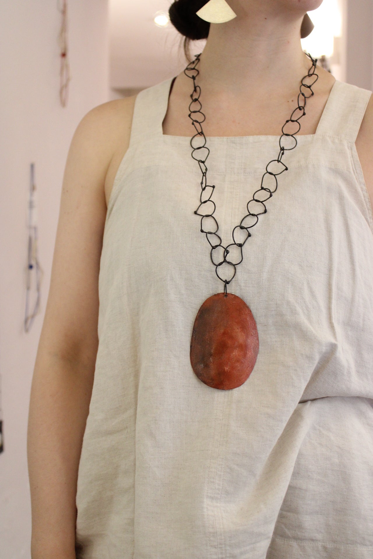 Silence Is So Accurate in Terracotta |Necklace|