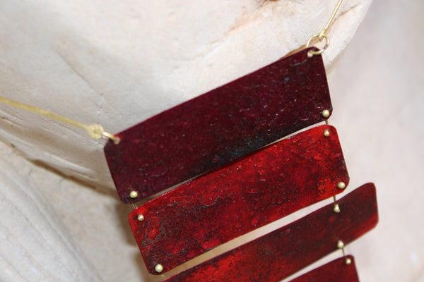 Silence Is So Accurate NO. 2 in Oxblood |Necklace|