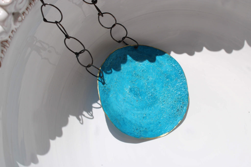 Ode To Mum Necklace in Ocean Blue