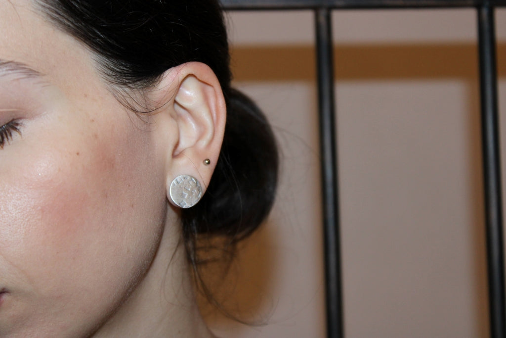 Textura Lobe Earrings