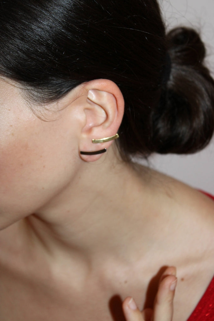Comets in Gold |Earrings|