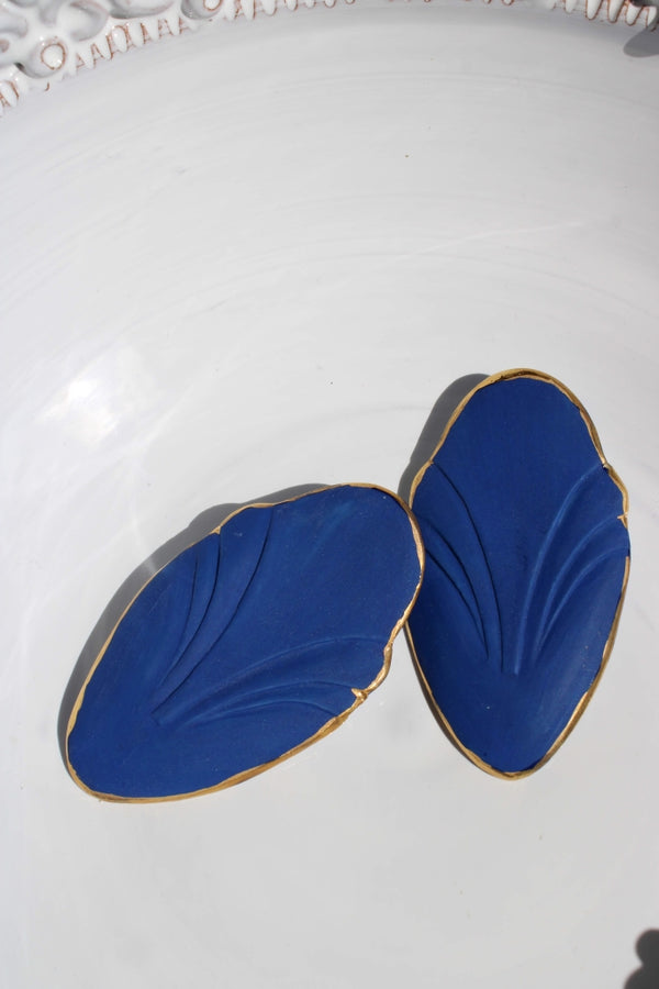 Mademoiselle Pogany L in Blue |Earrings|