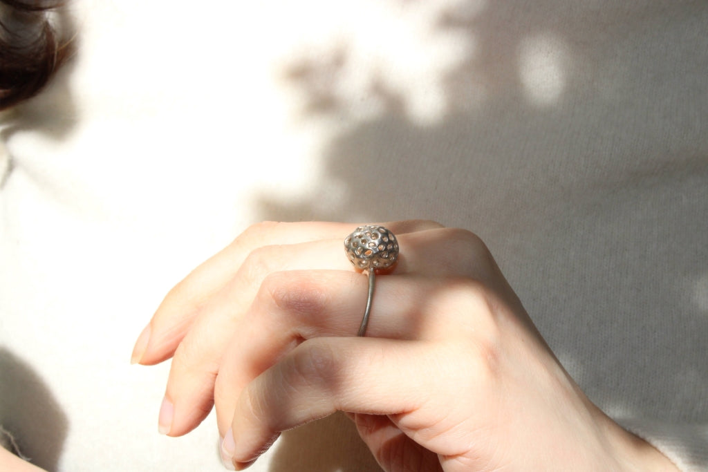 Aria Small Ring in Silver