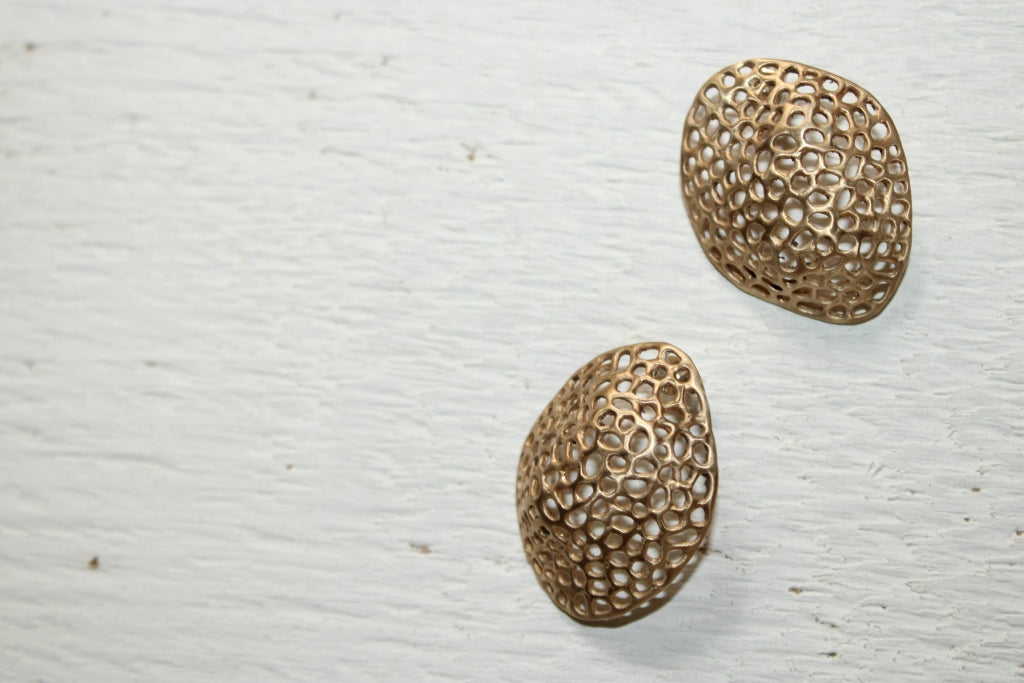 Aria Medium Convex |Earrings|