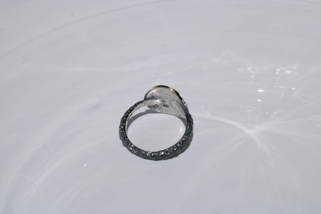 Oval Striped Ring