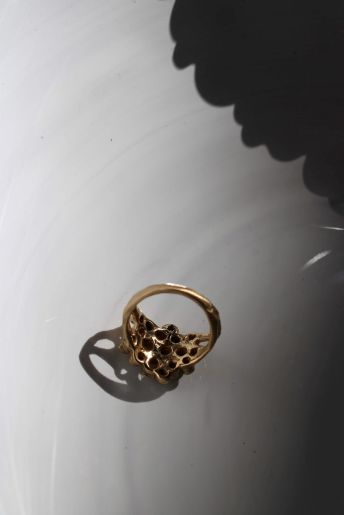 Small Octopus in Bronze |Ring|