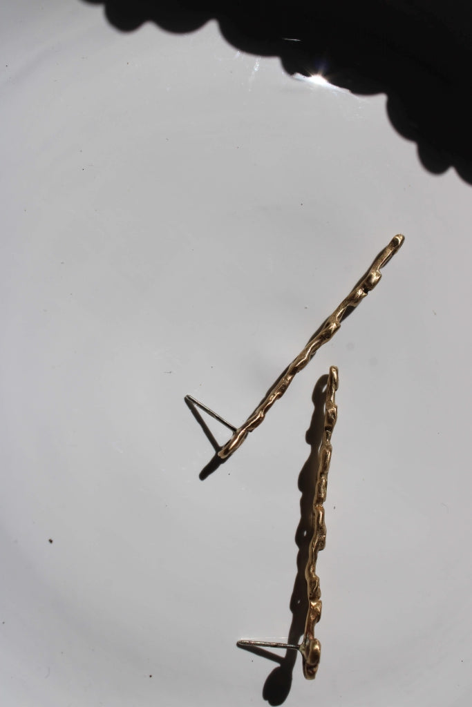 Aequorea Silhouette in Bronze |Earrings|