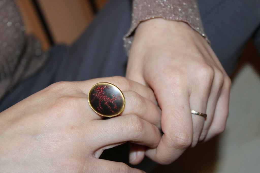 Esfera Hand Painted Ring