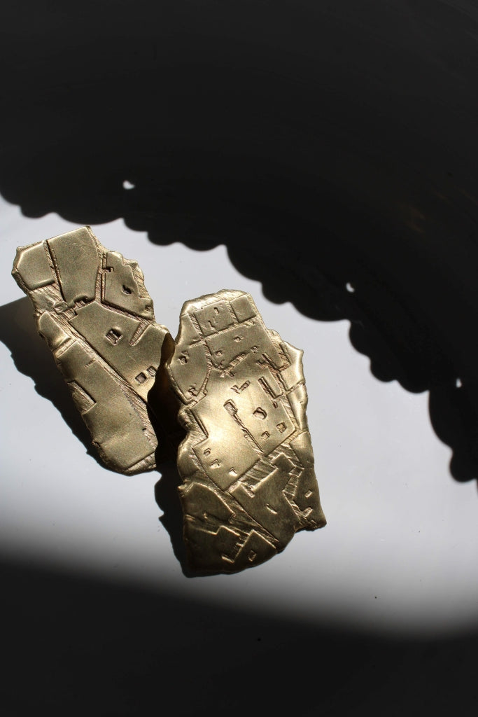 Frammento Bronze  L |Earrings|