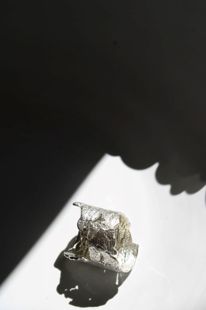Eucalyptus Bark Ring - Unique Piece