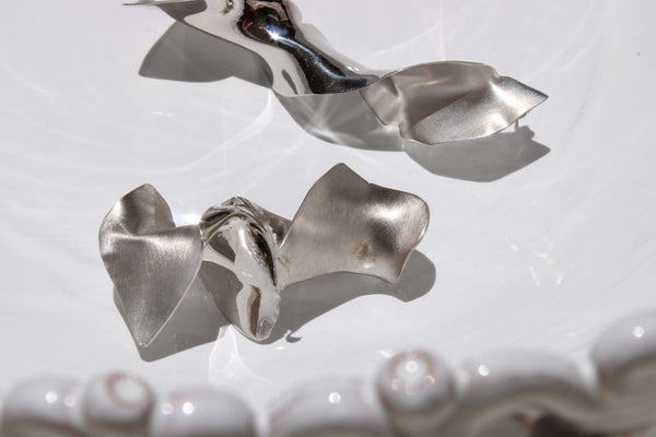 Flamenco Flower in Silver - Unique Piece |Earrings|