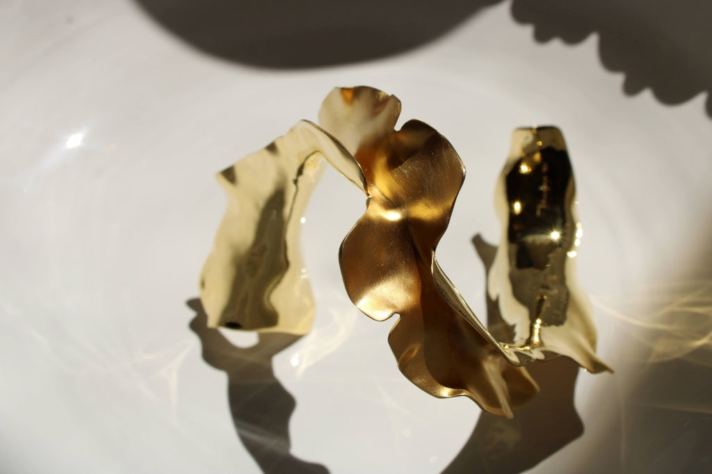Flamenco Flower Bracelet in Gold - ONE OF A KIND