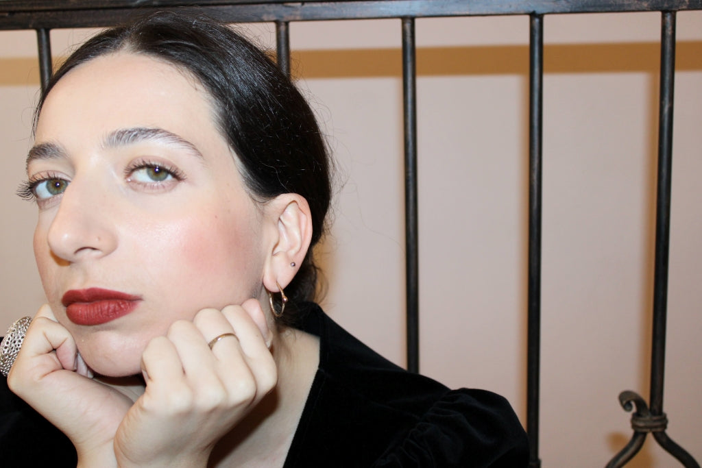 Impulso Hoops in Bronze