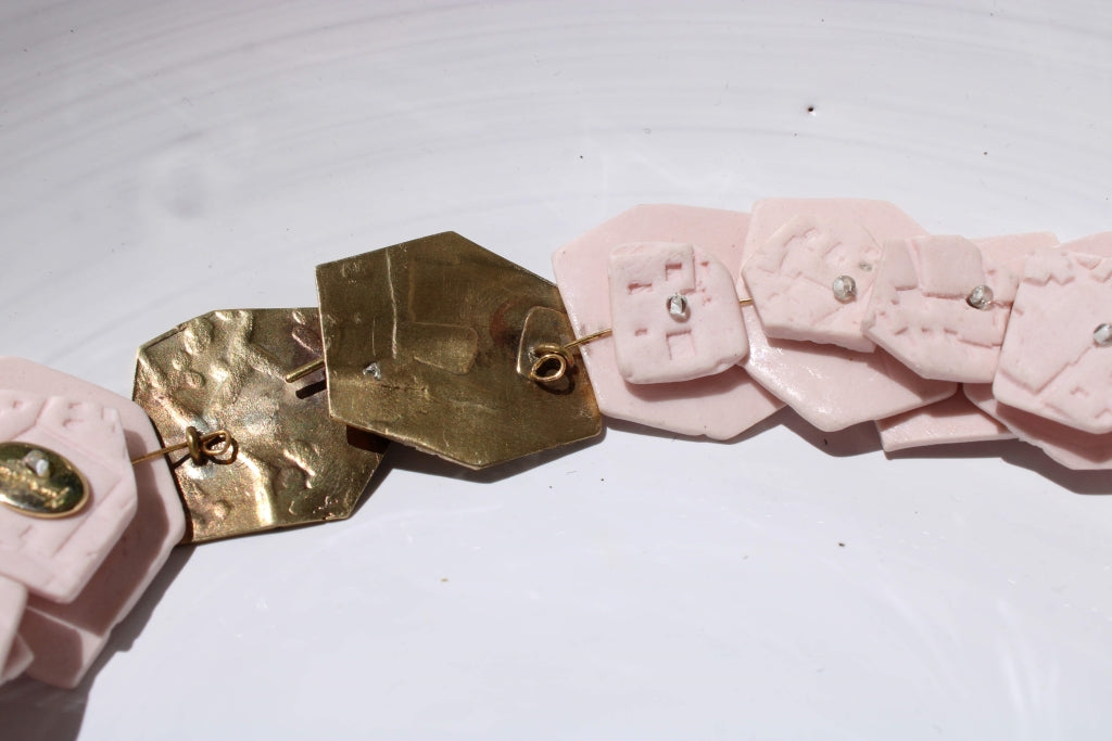 Kalè Polis Collier in Rose